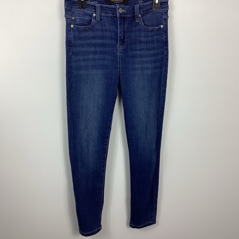 Liverpool Bridgette High Rise Skinny Ankle Petite Jeans Size 6